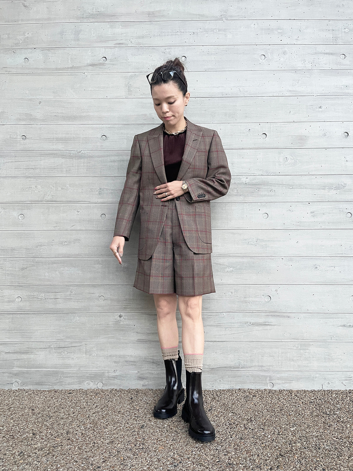 ☆ポップアップ会場限定販売☆ Glencheck Short Pant / グレンチェック