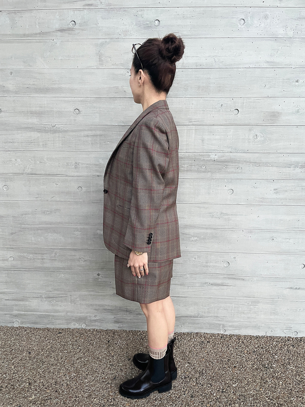 ☆ポップアップ会場限定販売☆ Mannish Glencheck Jacket / マニッシュグレンチェックジャケット