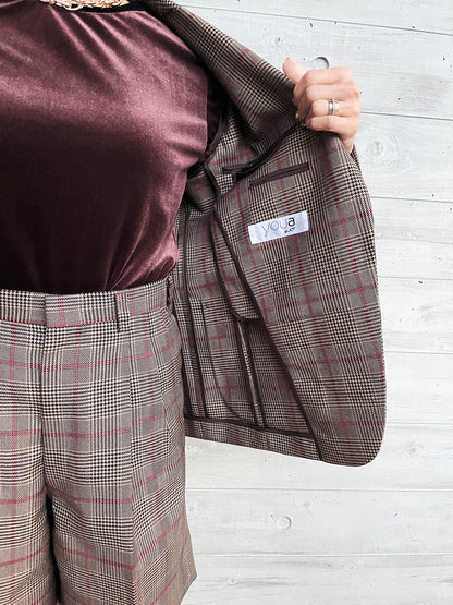 ☆ポップアップ会場限定販売☆ Mannish Glencheck Jacket / マニッシュグレンチェックジャケット