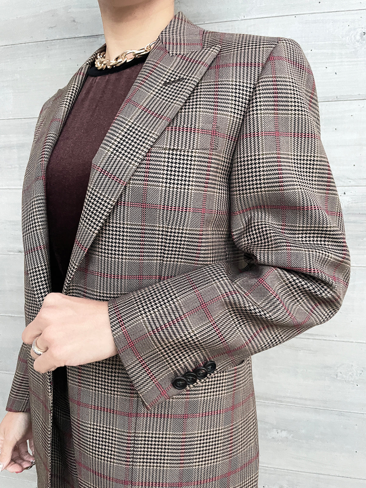 ☆ポップアップ会場限定販売☆ Mannish Glencheck Jacket / マニッシュグレンチェックジャケット