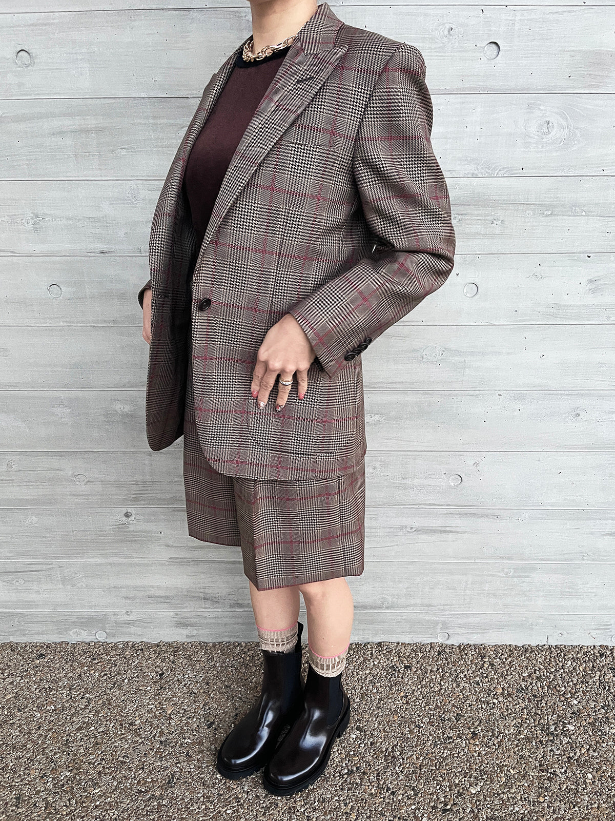 ☆ポップアップ会場限定販売☆ Glencheck Short Pant / グレンチェックショートパンツ