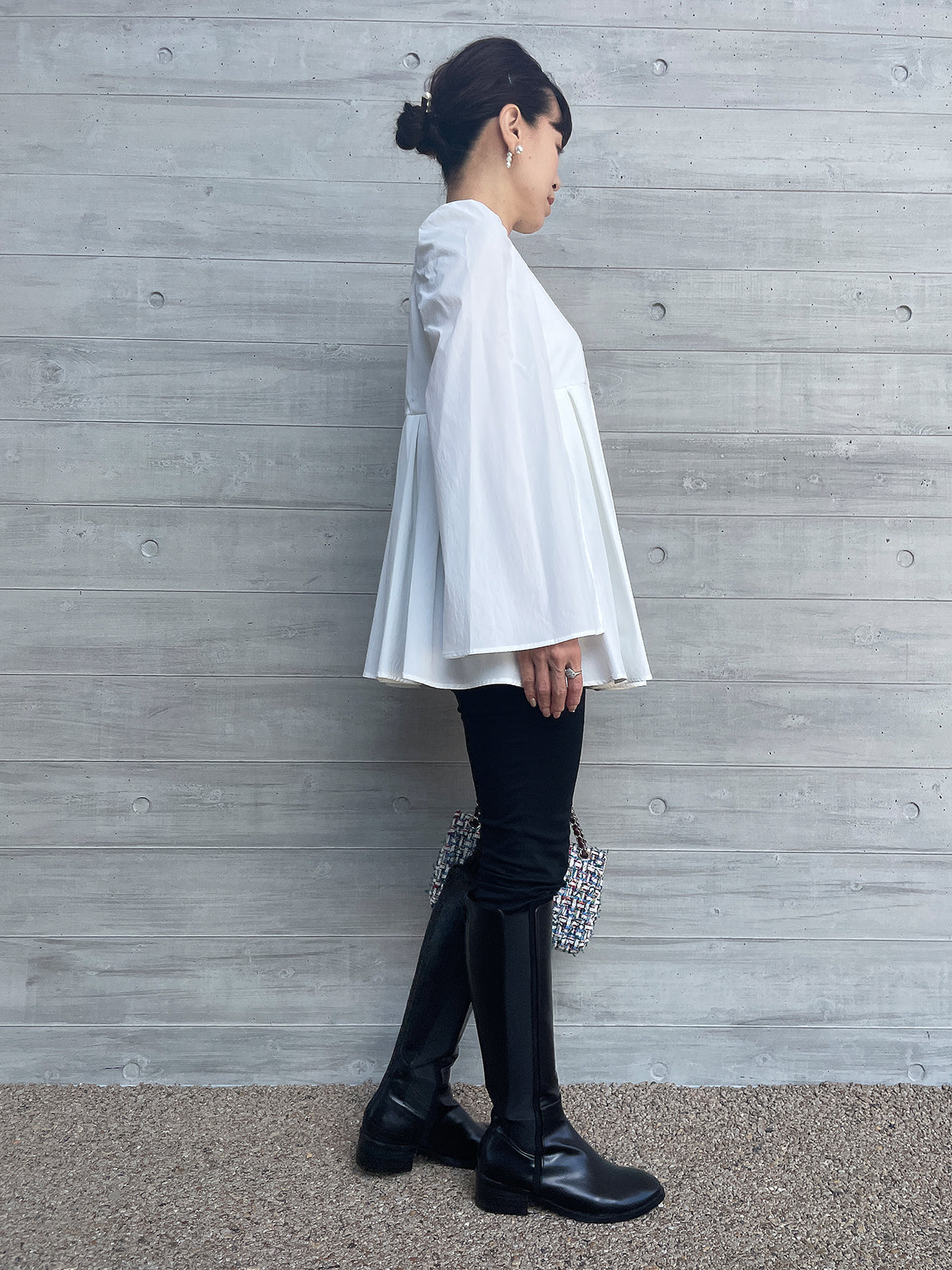 Heartcuore Cape Blouse White /  ハートクオーレケープブラウス ホワイト