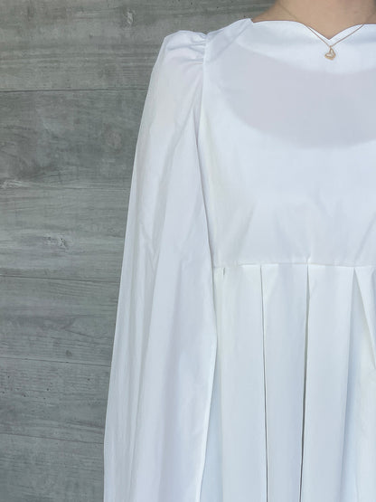 Heartcuore Cape Blouse White