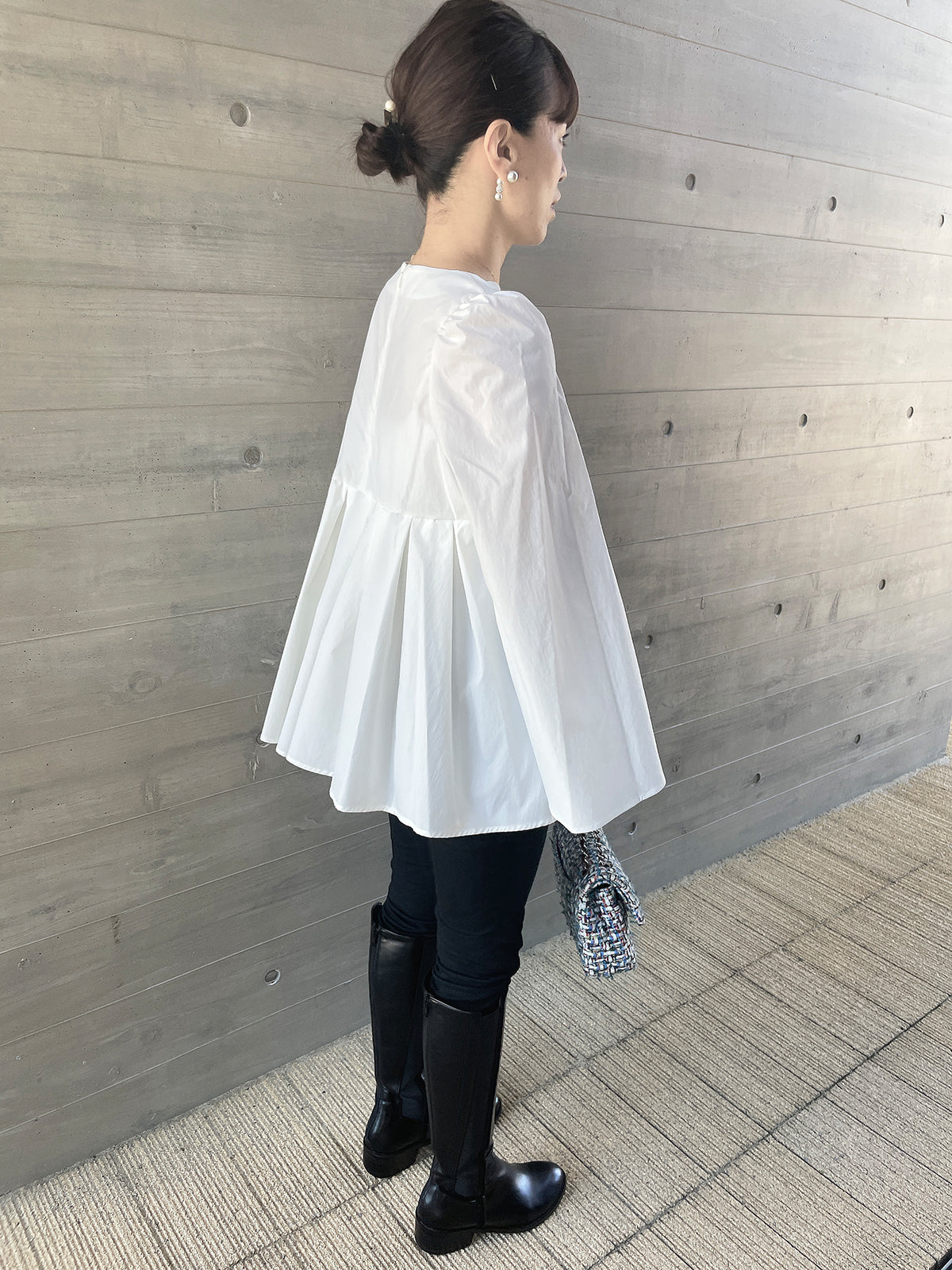 Heartcuore Cape Blouse White /  ハートクオーレケープブラウス ホワイト