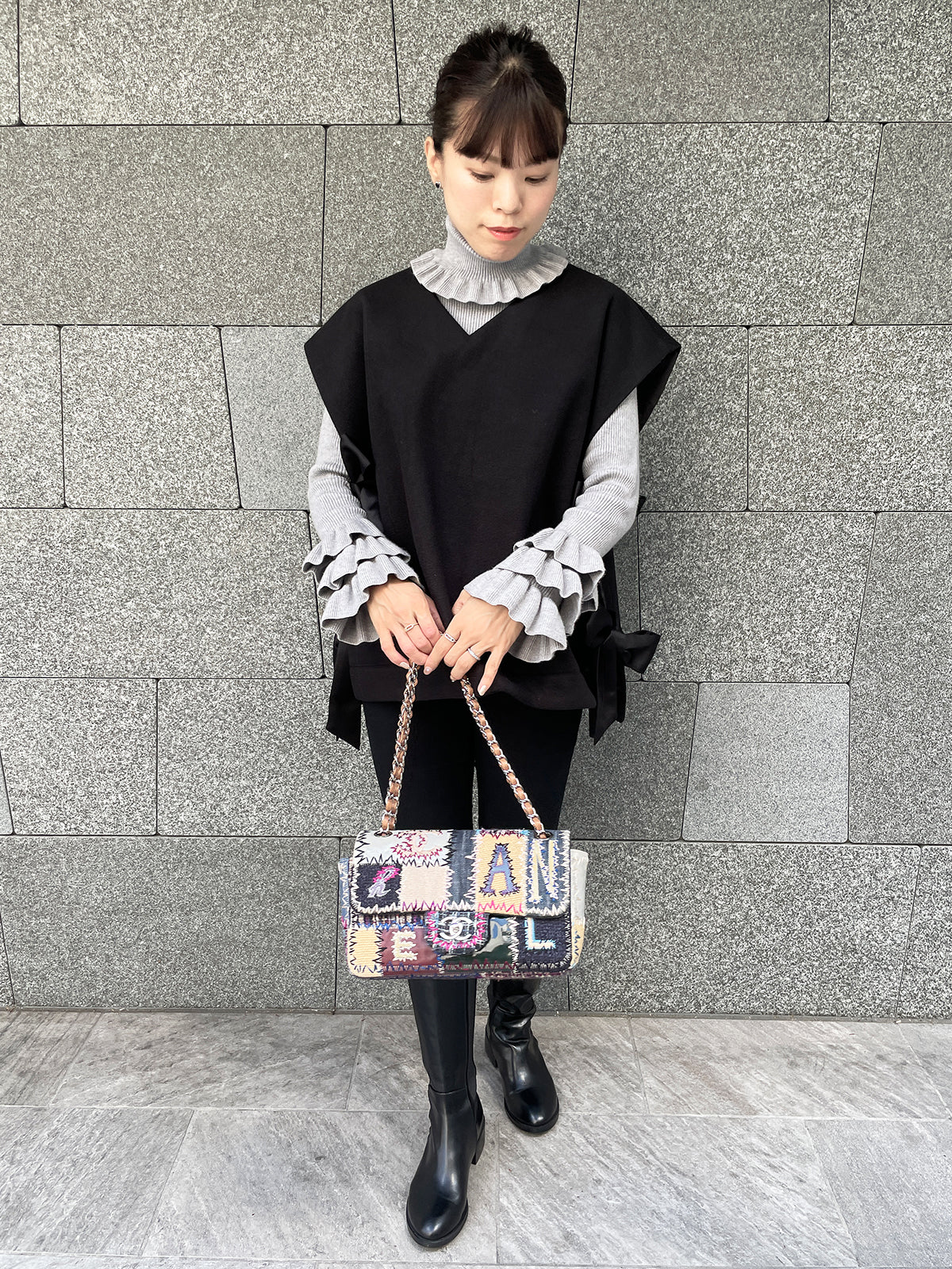 Hilary rib knit Gray / ヒラリーリブニット グレー