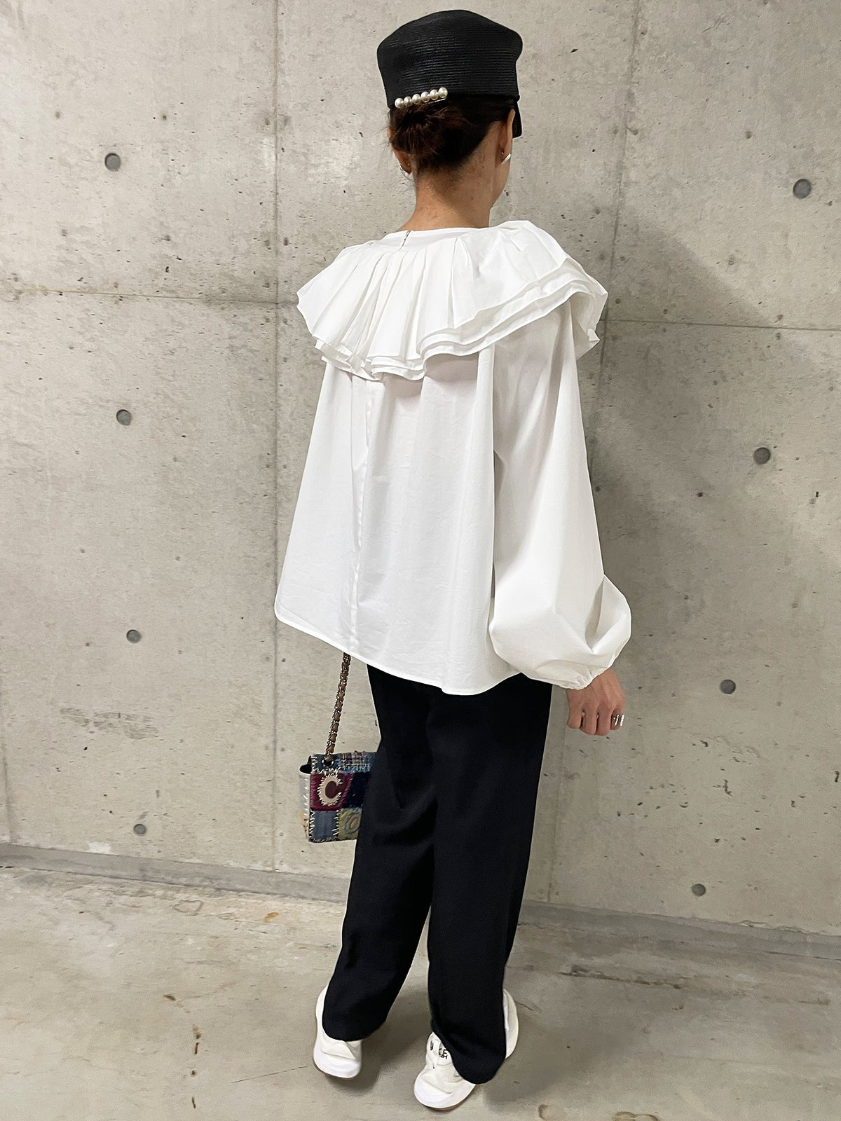 HARISEN Blouse White / ハリセンブラウス ホワイト – youa by NT