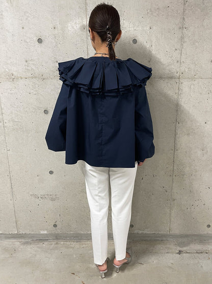 HARISEN Blouse Navy / ハリセンブラウス ネイビー