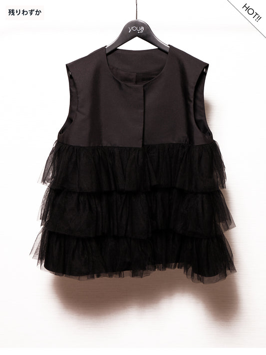 DANDAN tulle gillet / DANDAN チュールジレ