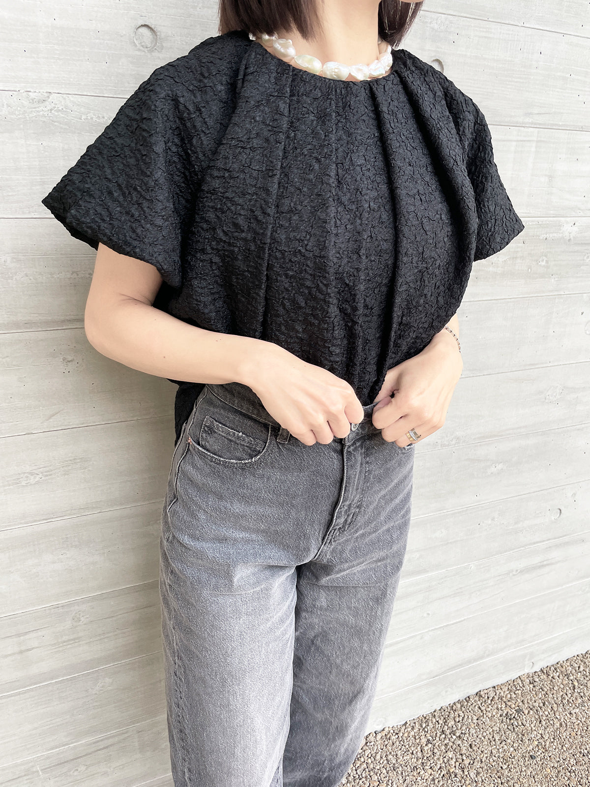 Kilapoko jacquard Tops / キラポコジャガードトップス ꕥ名古屋栄三越POPUP 先行発売商品ꕥ