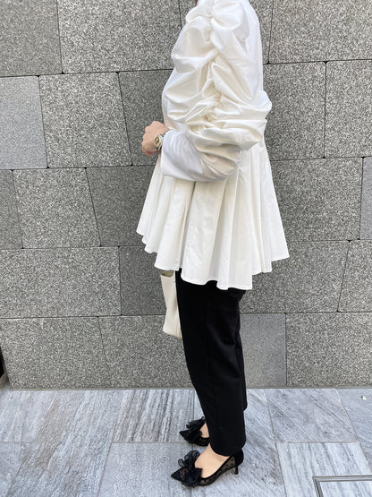 MKMK puffsquare blouse White / MOKUMOKU puffsquare blouse White