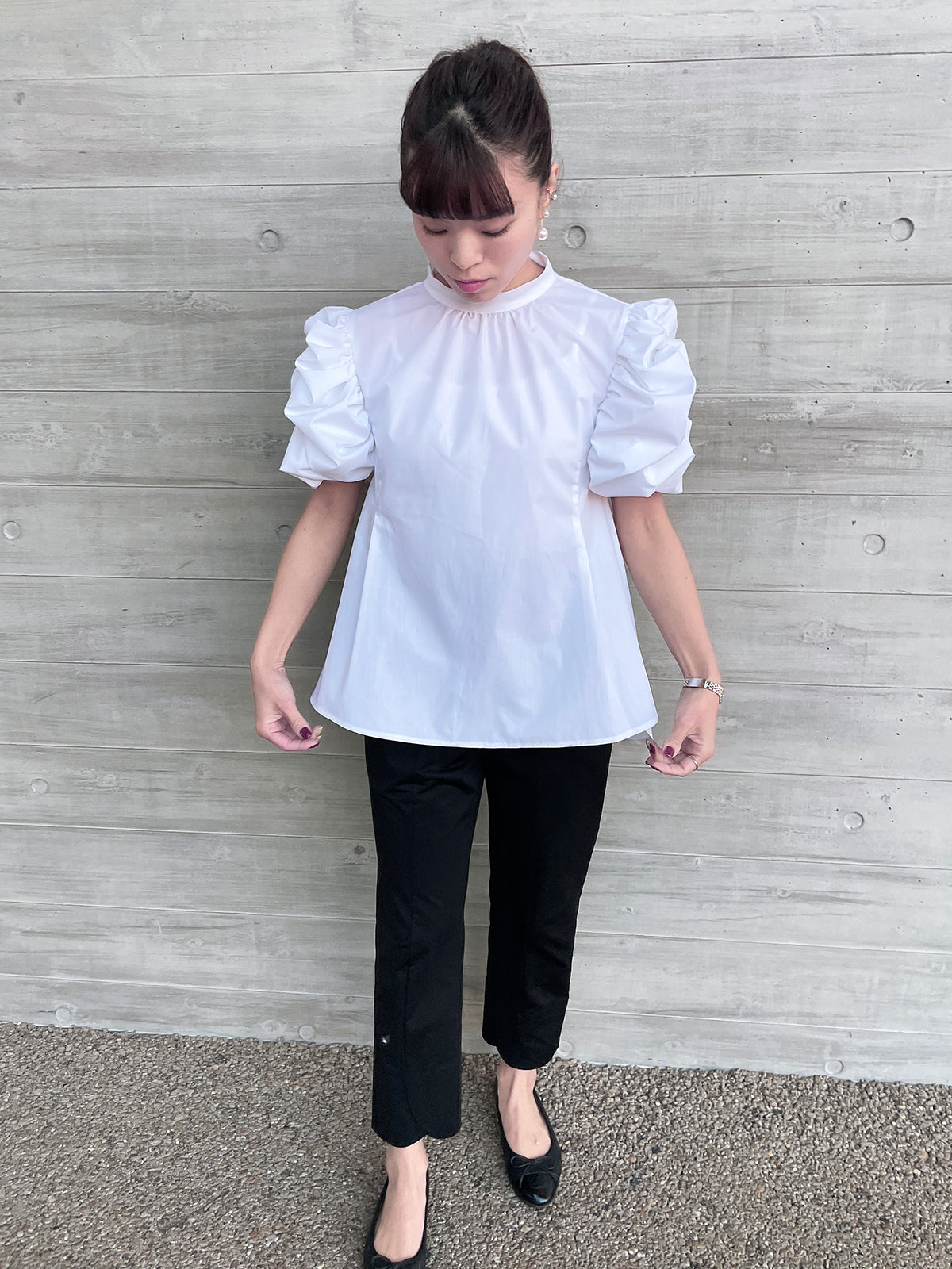 RIBBON WING Blouse / リボンウィングブラウス