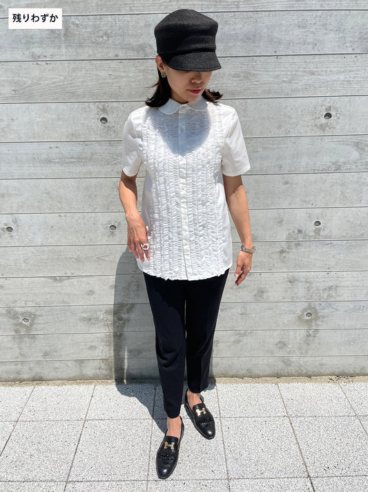 TULLE FRILL Blouse White / チュールフリルブラウス ホワイト