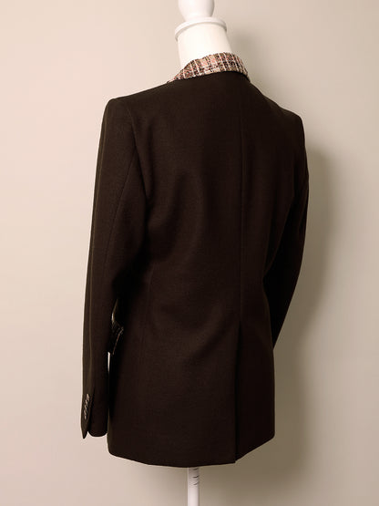 ☆ポップアップ会場限定販売☆ WandT DB Jacket / ウールandツイード ダブルブレストジャケット