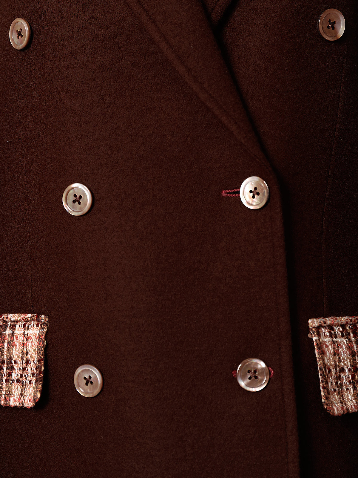 ☆ポップアップ会場限定販売☆ WandT DB Jacket / ウールandツイード ダブルブレストジャケット