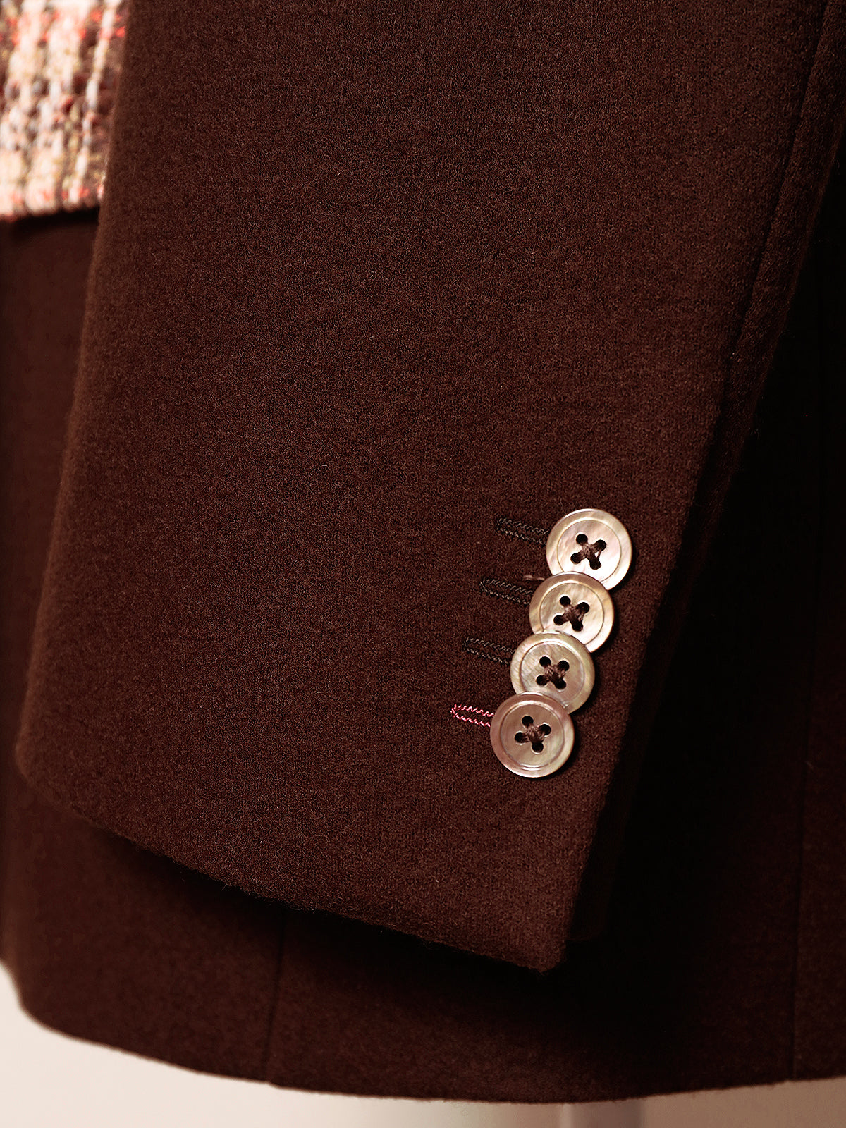 ☆ポップアップ会場限定販売☆ WandT DB Jacket / ウールandツイード ダブルブレストジャケット
