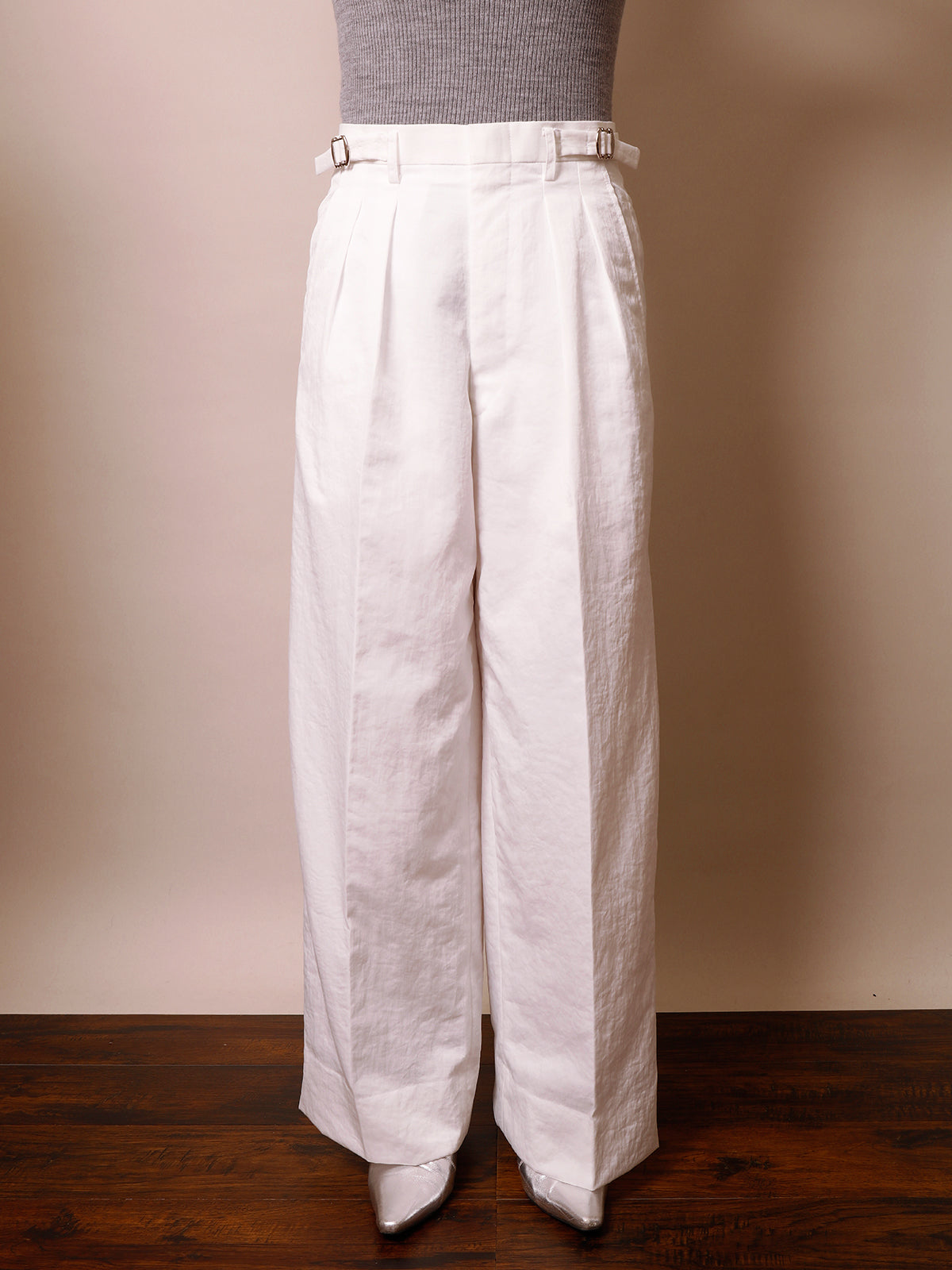 ☆ポップアップ会場限定販売☆ ２in Wide Pant White / 2in ワイドパンツ ホワイト