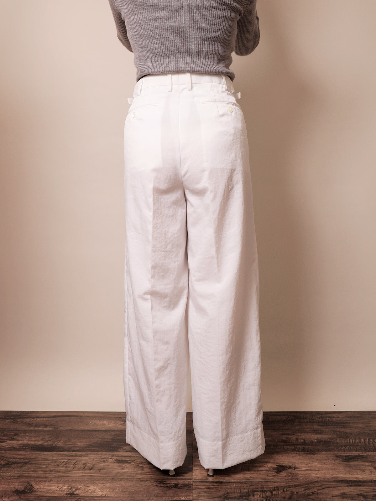 ☆ポップアップ会場限定販売☆ ２in Wide Pant White / 2in ワイドパンツ ホワイト