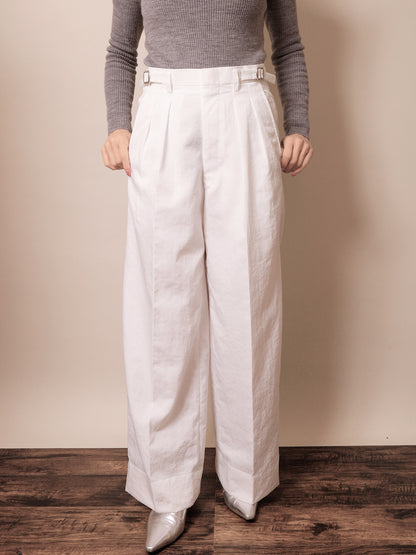 ☆ポップアップ会場限定販売☆ ２in Wide Pant White / 2in ワイドパンツ ホワイト