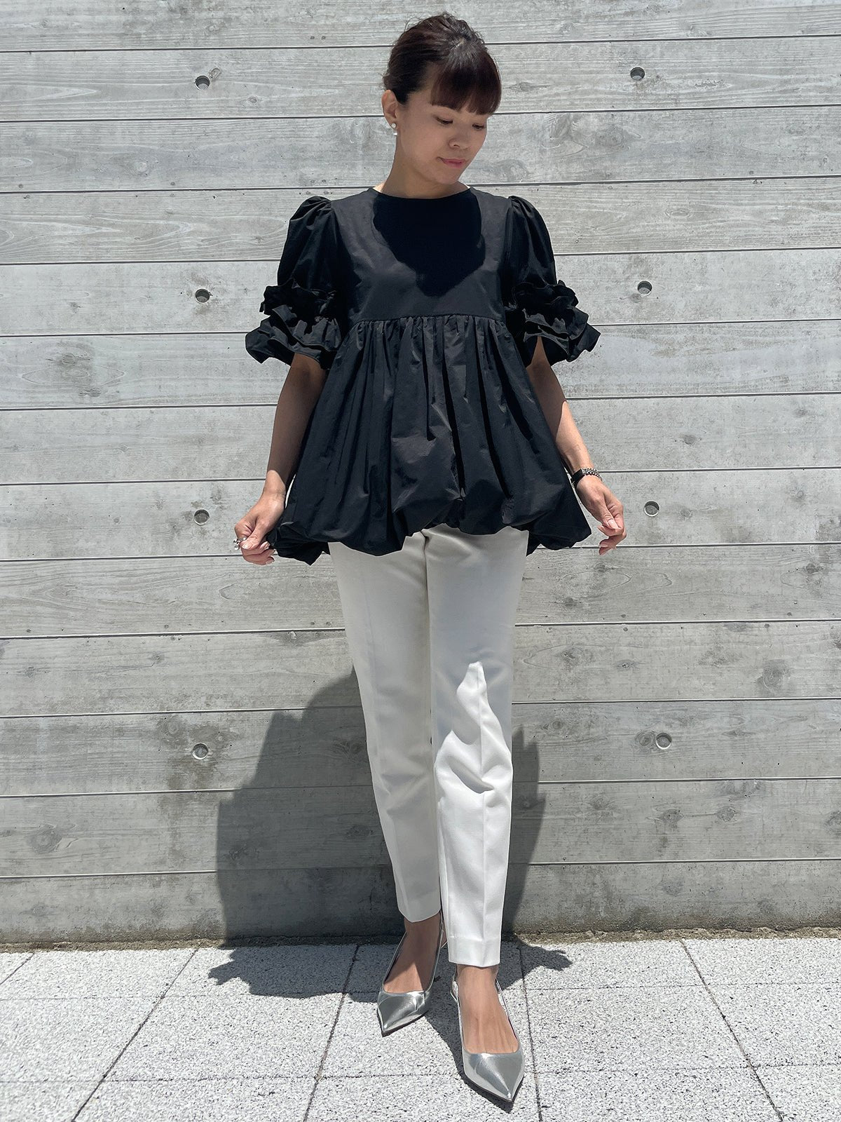 BALLON Tunic Black / バルーンチュニック ブラック