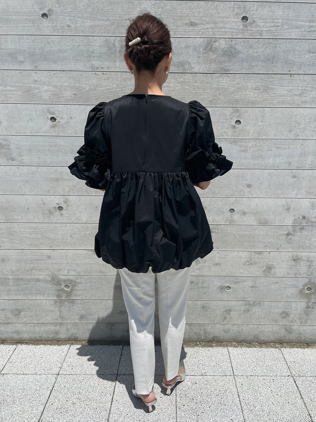 BALLON Tunic Black / バルーンチュニック ブラック