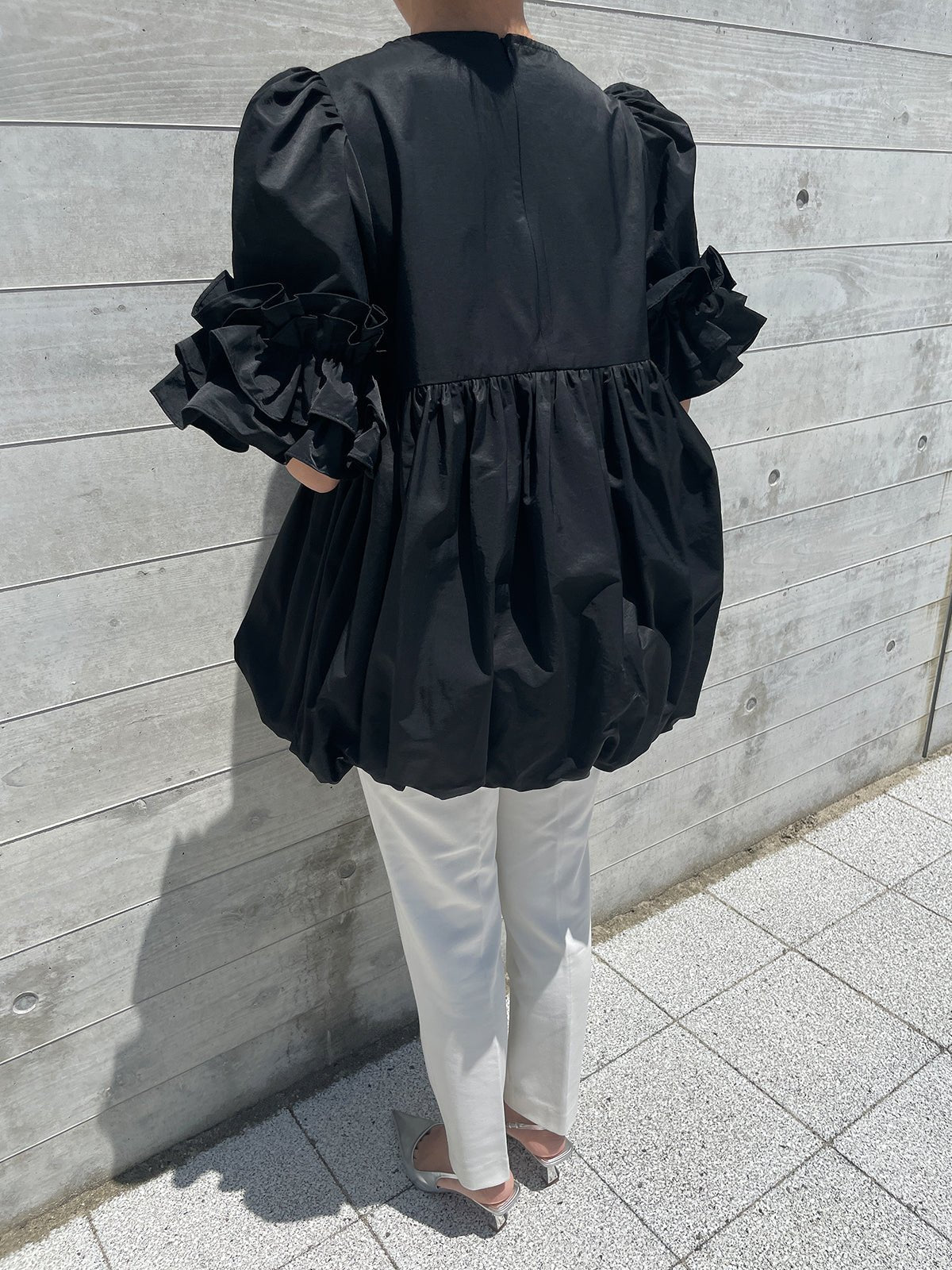 BALLON Tunic Black / バルーンチュニック ブラック