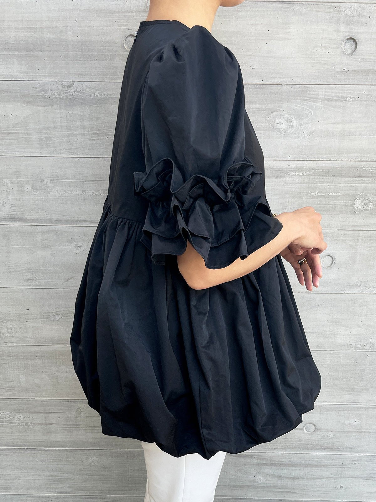 BALLON Tunic Black / バルーンチュニック ブラック