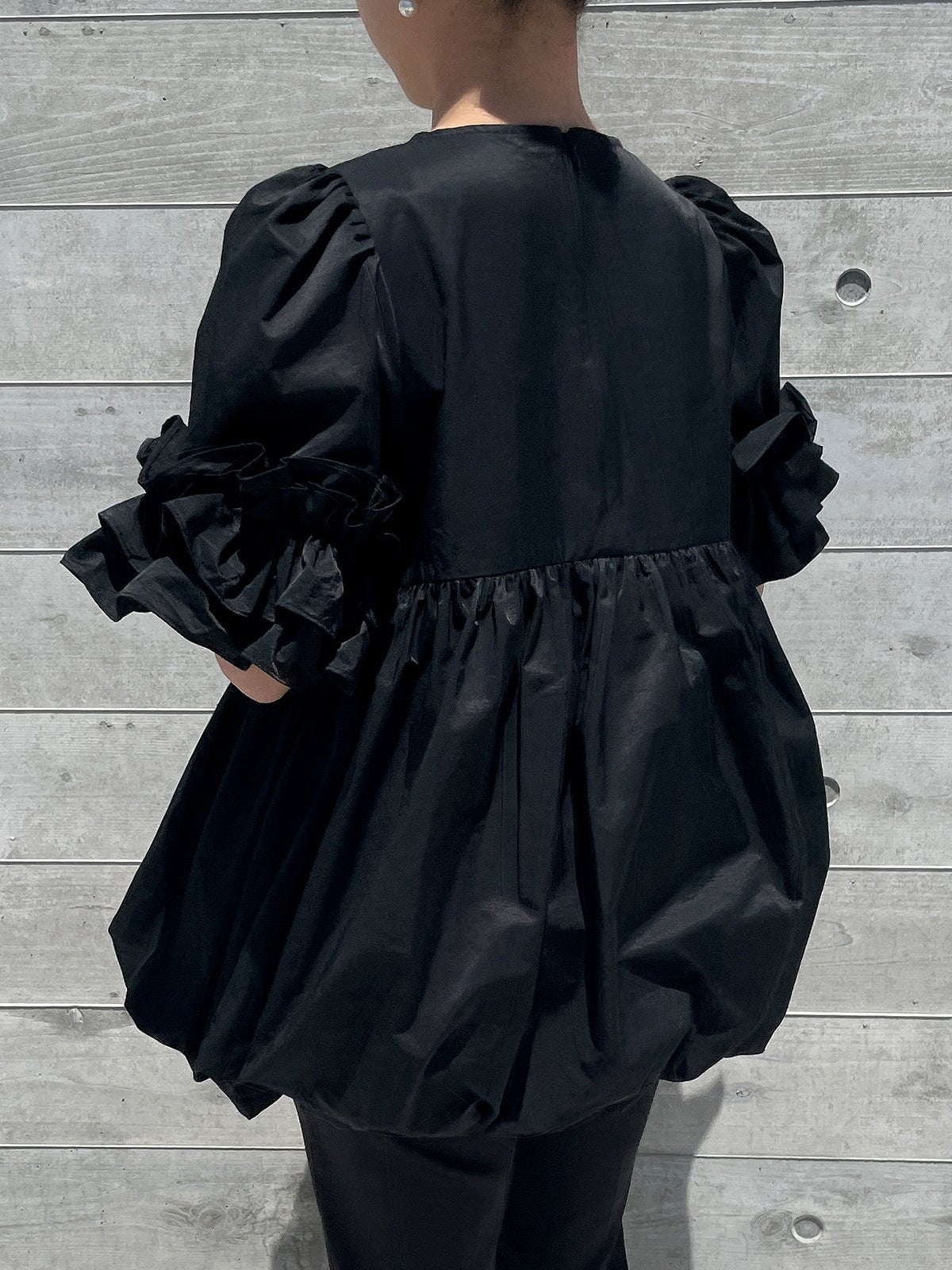 BALLON Tunic Black / バルーンチュニック ブラック