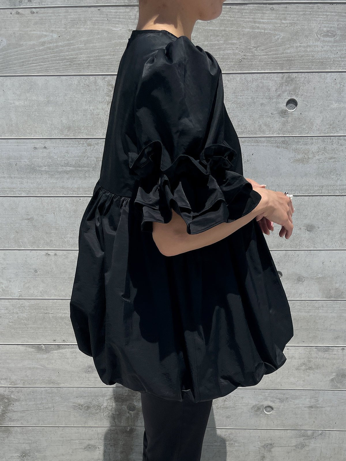 BALLON Tunic Black / バルーンチュニック ブラック