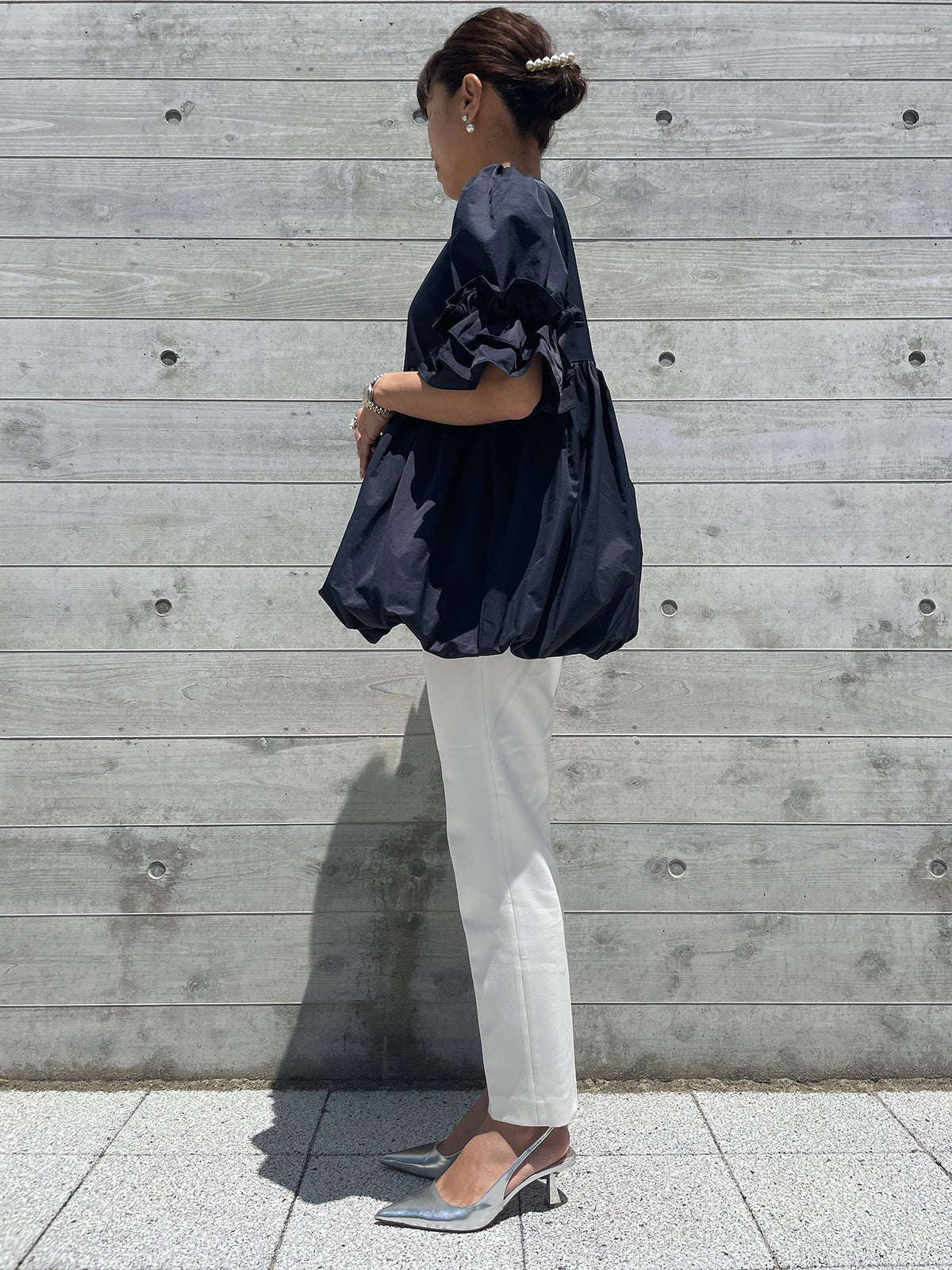 BALLON Tunic Navy / バルーンチュニック ネイビー