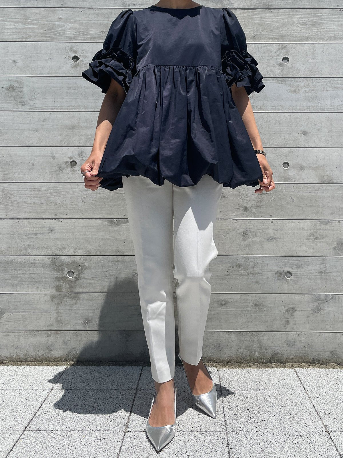 BALLON Tunic Navy / バルーンチュニック ネイビー