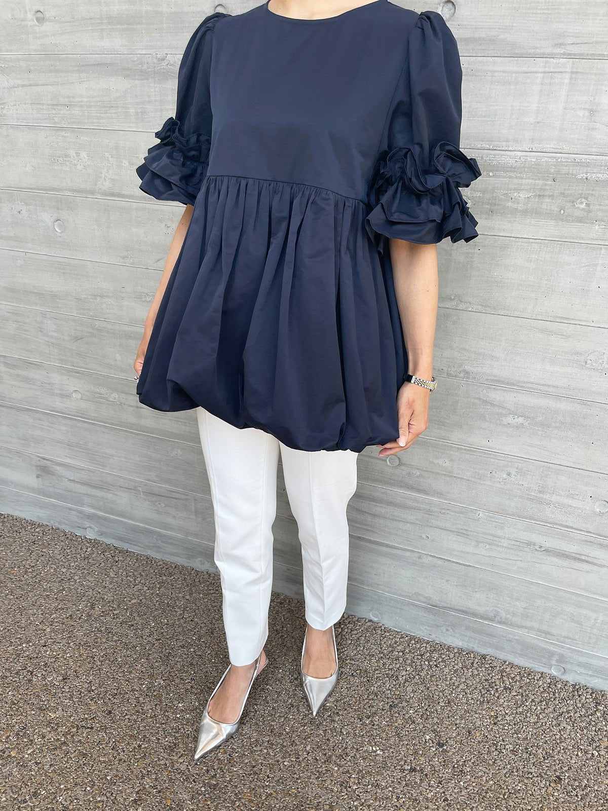 BALLON Tunic Navy / バルーンチュニック ネイビー