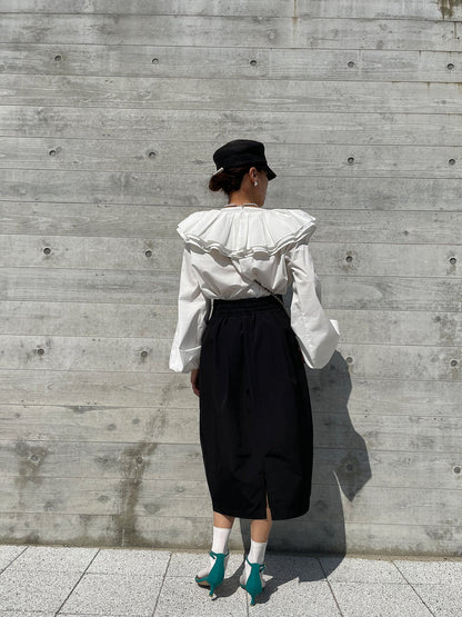 youa ユーア #youa #youabynt WINSOME COCOON Skirt Black ウィンサムコクーンスカート ブラック