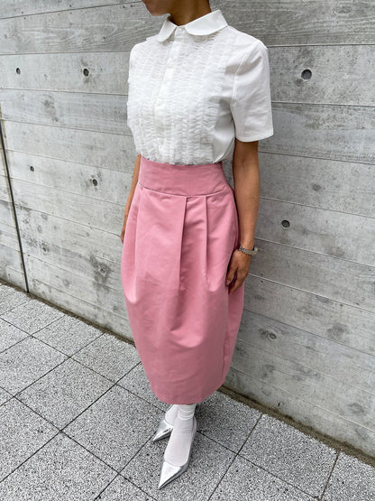 WINSOME COCOON Skirt Muted Pink / ウィンサムコクーンスカート ミューテッド ピンク