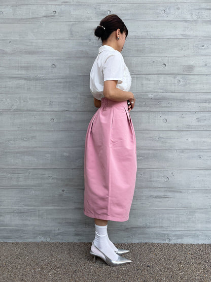 WINSOME COCOON Skirt Muted Pink / ウィンサムコクーンスカート ミューテッド ピンク