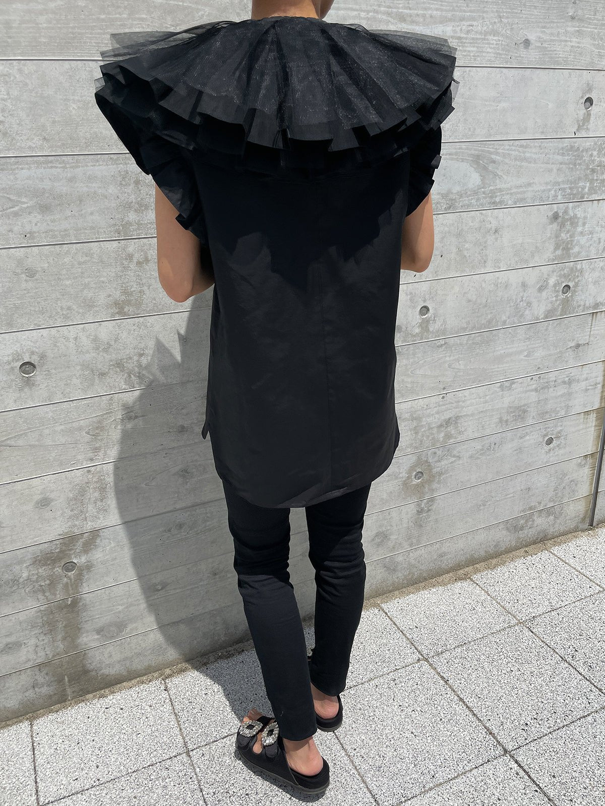 KURURI Blouse Black / クルリブラウス ブラック