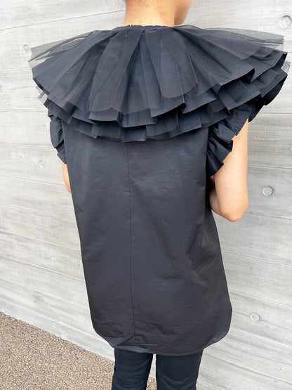 KURURI Blouse Black / クルリブラウス ブラック