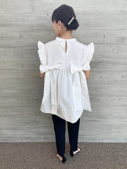 RIBBON WING Blouse White