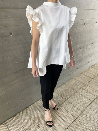 RIBBON WING Blouse White