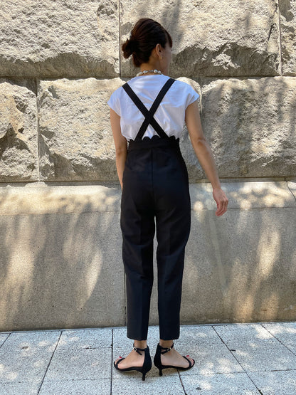 Scallop Pants Black / スカラップ パンツ ブラック