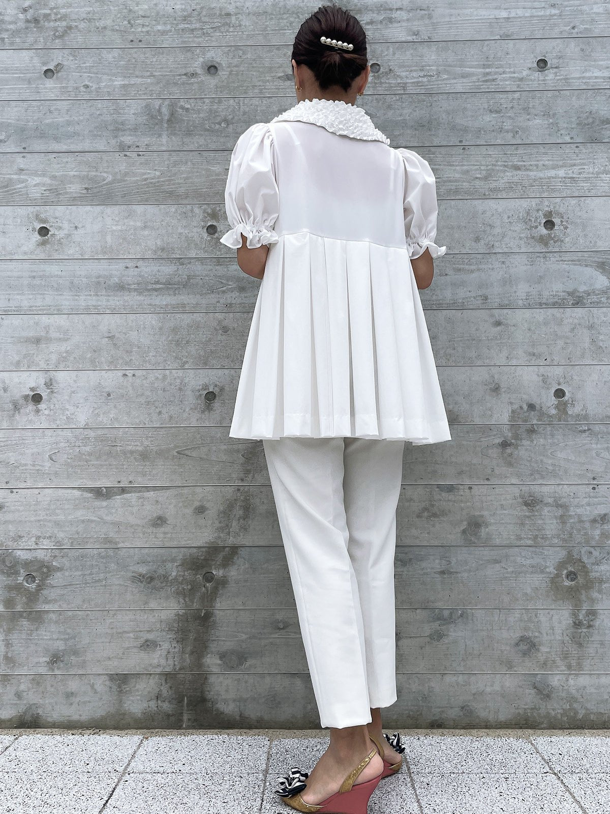 TRIPLE Tunic White