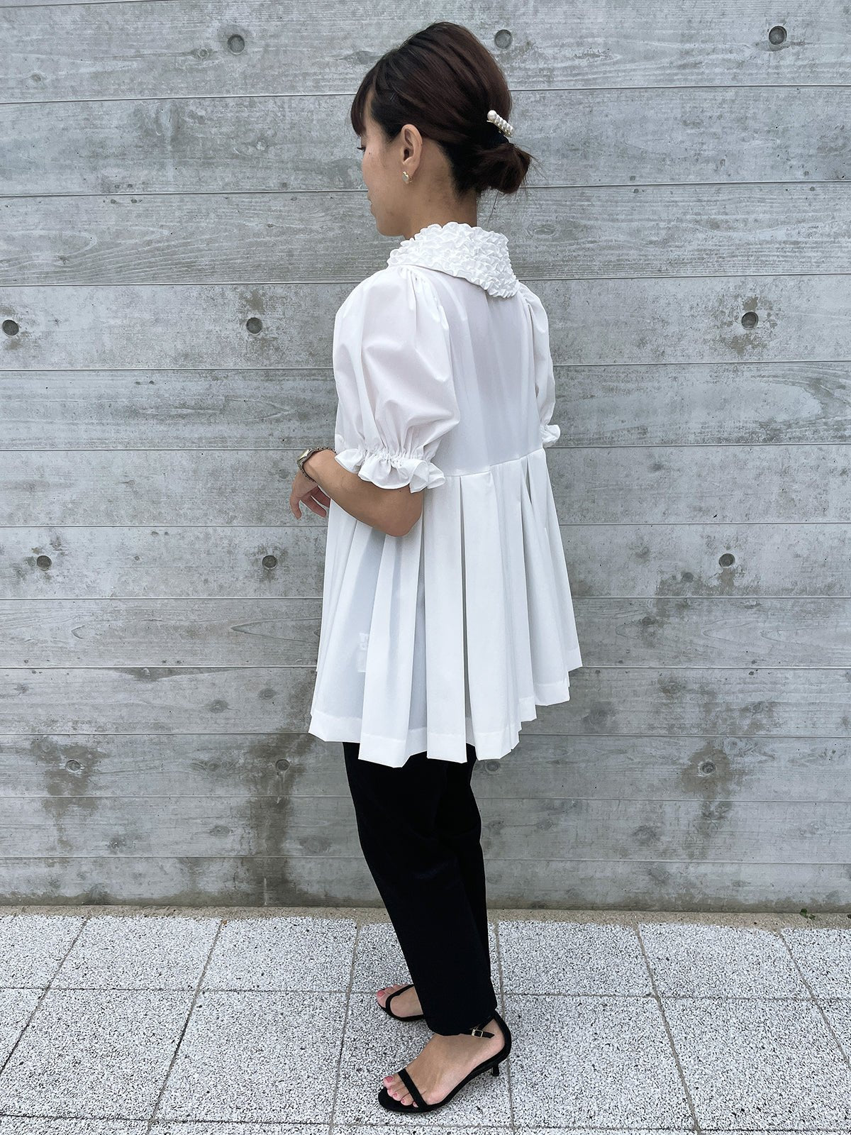 TRIPLE Tunic White