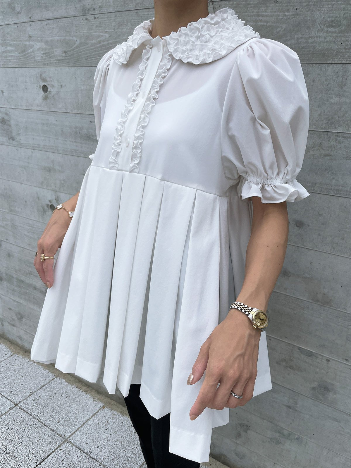 TRIPLE Tunic White / トリプルチュニック ホワイト