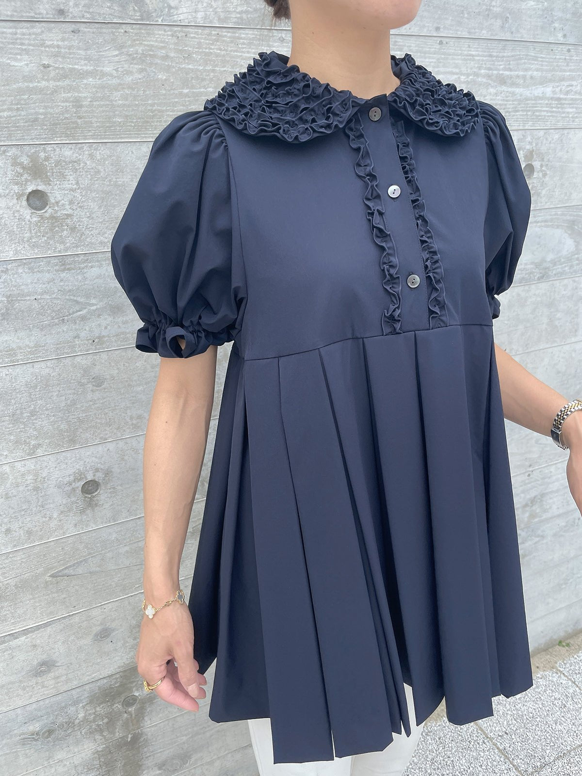 TRIPLE Tunic Navy / トリプルチュニック ネイビー – youa by NT